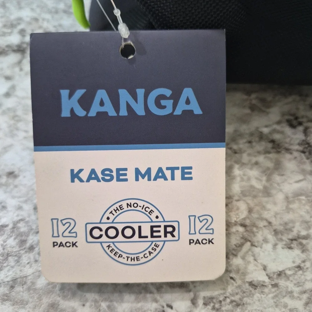 Kanga Kase Mate Cooler 12-Pack Black/Lime Green NEW